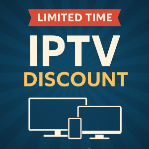 تخفیف IPTV به مدت محدود