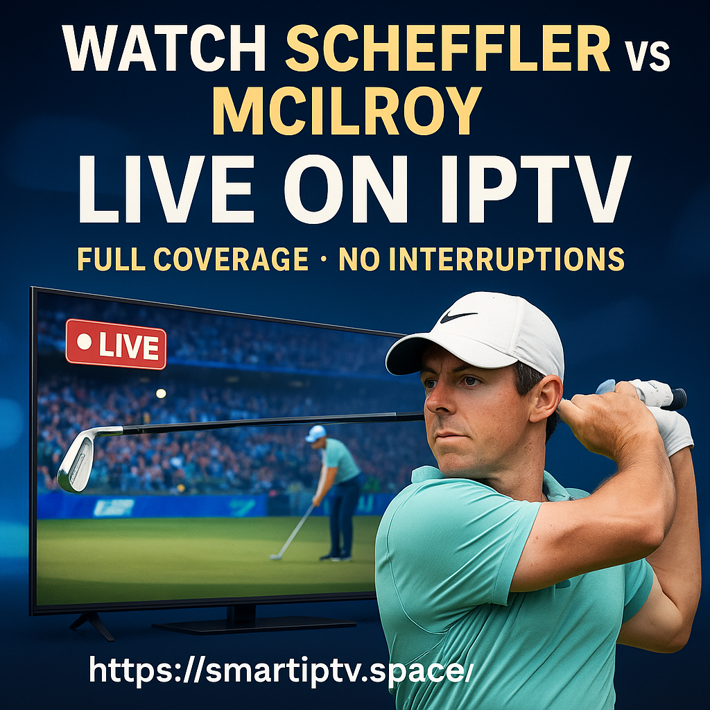 تماشای زنده گلف با IPTV