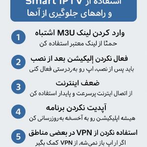 مشکلات پخش اسمارت آی‌پی‌تی‌وی