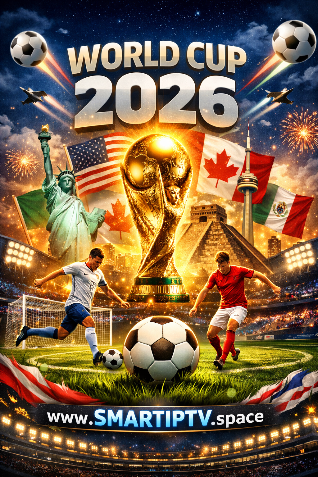 خرید IPTV برای تماشای جام جهانی 2026 با کیفیت 4K و بدون لگ