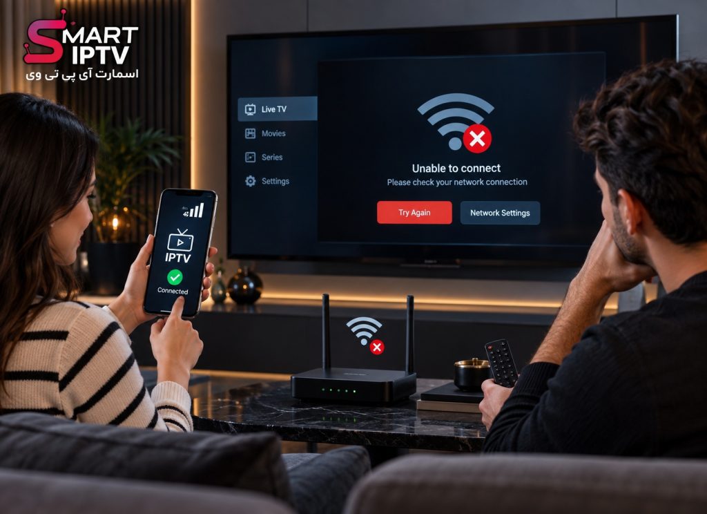 رفع مشکل کار نکردن IPTV روی WiFi در حالی که با اینترنت موبایل متصل میشود